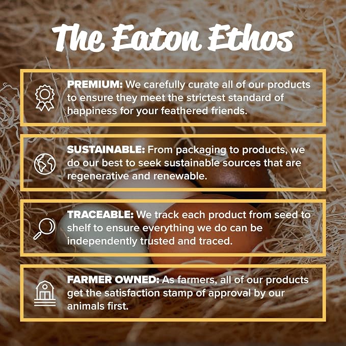 Eaton Pet and Pasture, Premium Laying Hen Nesting Pads, USA Grown & Sustainably - Image 5