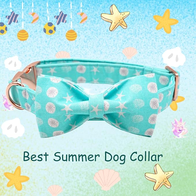 Elegant Little Tail Bowtie Dog Collar - Image 3