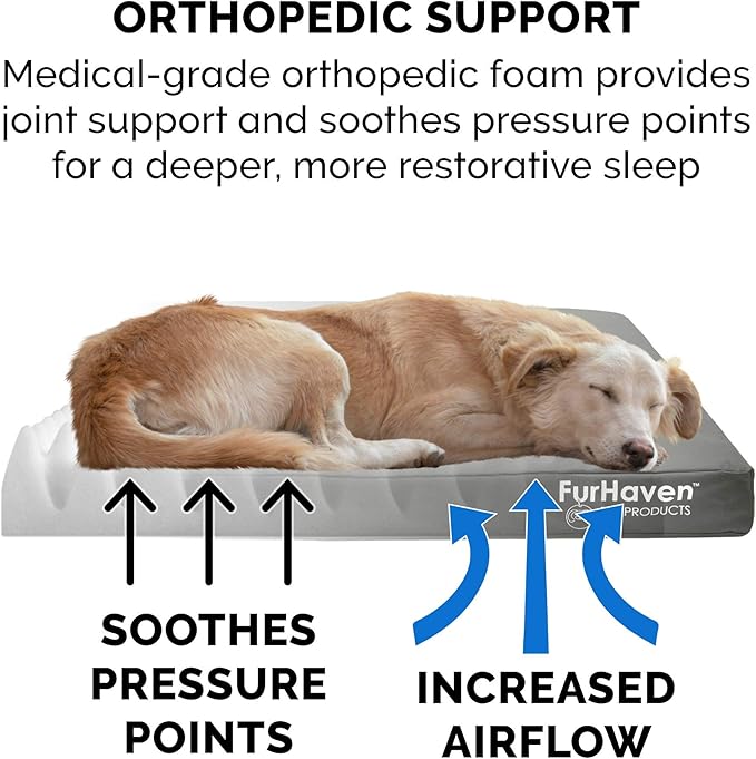 Furhaven Water-Resistant Orthopedic Dog Bed - Image 5