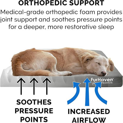 Furhaven Water-Resistant Orthopedic Dog Bed - Image 5