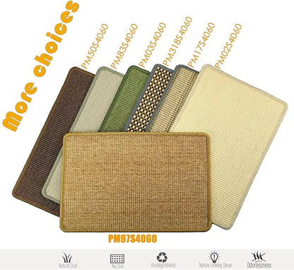 Cat Scratcher Mat, 23.6 x 15.7inch, Natural Sisal Cat Scratchers - Image 5