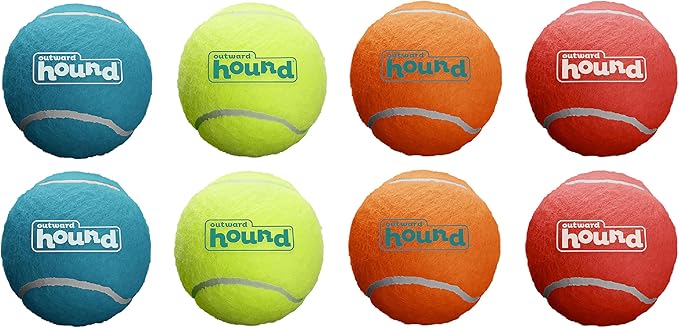 Outward Hound Squeaker Ballz – Squeaky Tennis Balls by OutwardHound