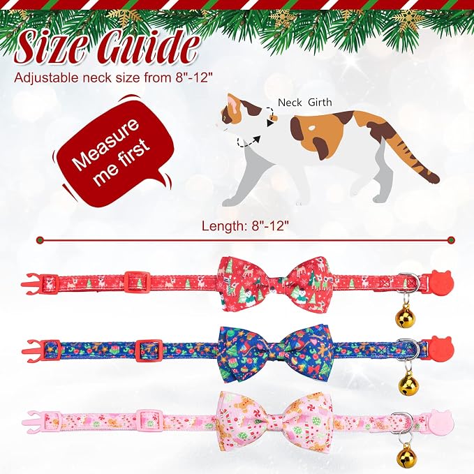 Christmas Breakaway Cat Collar - Image 7