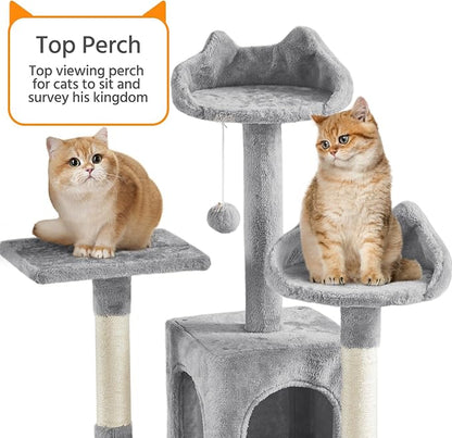 Yaheetech XL Cat Tree, 72in Multi-Level Cat Tower - Image 4