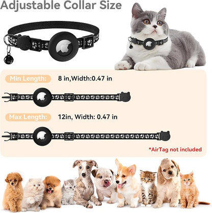 Vanjua 2 Pack Airtag Cat Collar Breakaway - Image 3