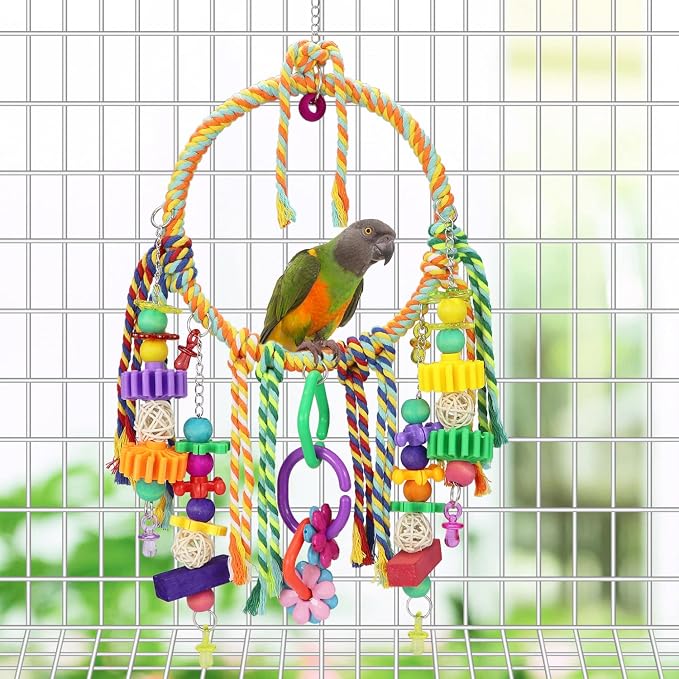 Bird Swing Toy with Perches - Image 7