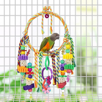 Bird Swing Toy with Perches - Image 7