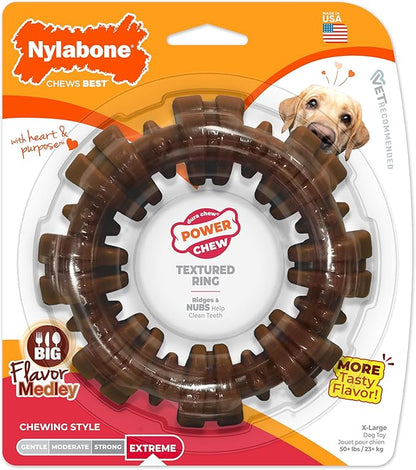 Nylabone Textured Ring Power Chew Toy - Image 11