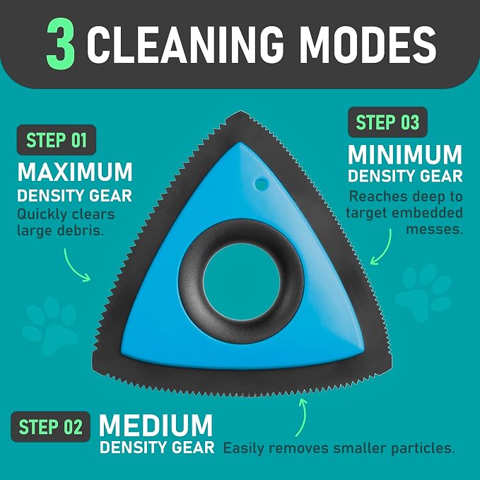 Maxpower Planet Pet Grooming Rake and Mini Pet Hair Remover Tool, Undercoat Rake - Image 4
