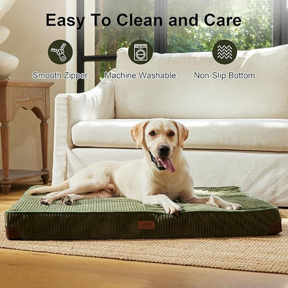 FUKUMARU Dog Bed, Thickened Corduroy Orthopedic Dog Beds - Image 5