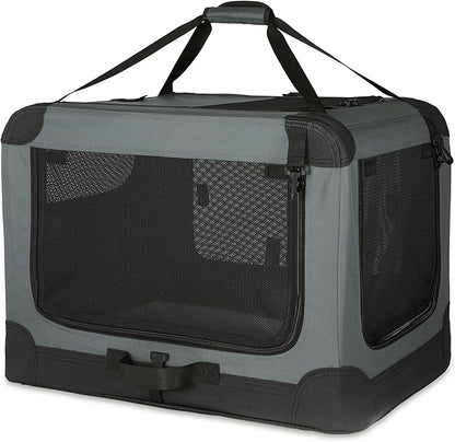 Amazon Basics Portable Folding Soft Dog Crate, Collapsible Travel Kennel by AmazonBasics
