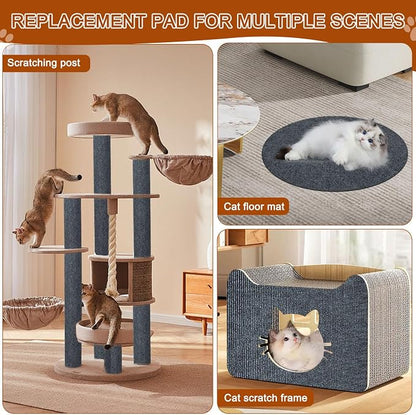 Cat Scratch Mat, 118.5"x15.9" Trimmable Self-Adhesive Cats Scratch Carpet - Image 5