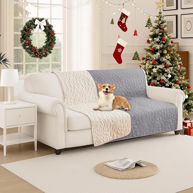 Waterproof Dog Bed Cover, Non-Slip Dog Blanket by CYCMACOHOME