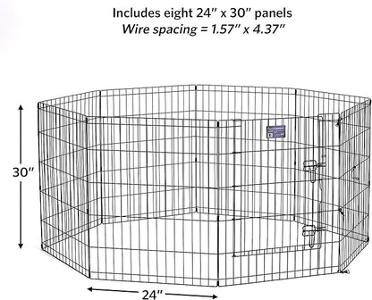 MidWest Homes for Pets Folding Metal Dog Exercise Pen, Indoor/Outdoor Playpen - Image 5
