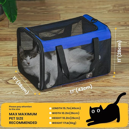 Cat Carrier Bag, Soft-Sided Pet Carriers - Image 2