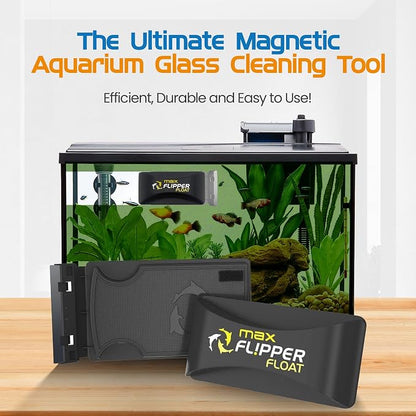 FLIPPER Max Magnetic Aquarium Cleaner – 2-in-1 Flip Scrubber and Scraper - Image 3