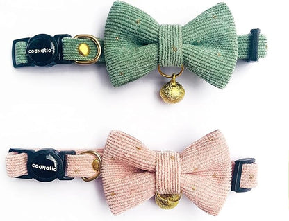 Safety Quick Release Cat Collars, Soft Kitten Collars by Cognatio