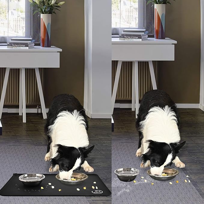 Silicone Waterproof Dog Cat Pet Feeding Mats, Non Slip, Easy Clean Pet Dog Cat - Image 7