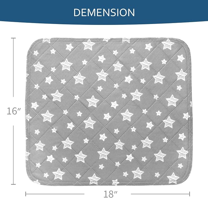 Waterproof Bed Pads Washable, Absorbent Chuck Pads - Image 4
