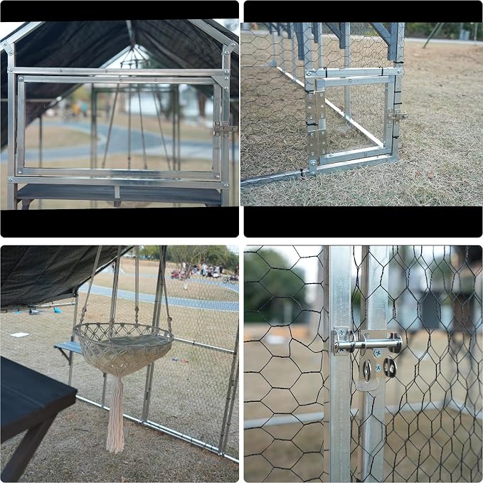 DWVO 94 Inch Catio Outdoor Cat Enclosure, Large Outdoor Cat House - Image 5