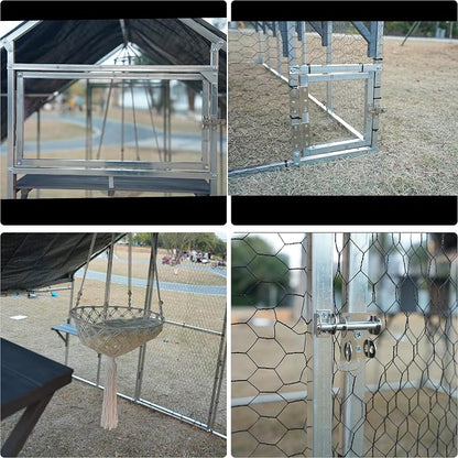 DWVO 94 Inch Catio Outdoor Cat Enclosure, Large Outdoor Cat House - Image 5