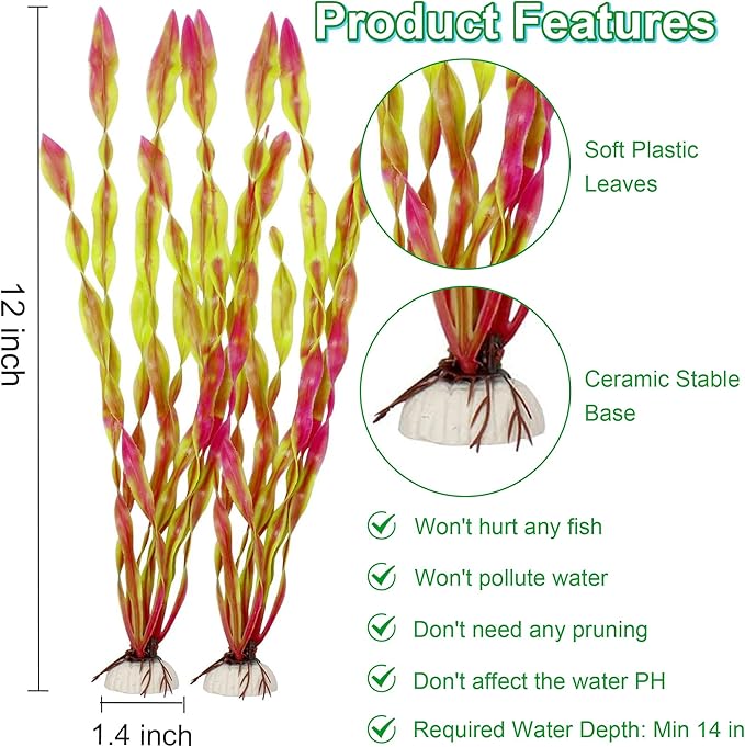 MyLifeUNIT Artificial Seaweed Water Plants - Image 4