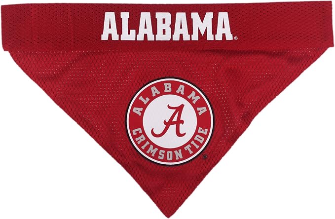 Pets First Collegiate Pet Accessories, Reversible Bandana, Alabama Crimson Tide - Image 2