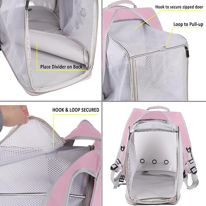 Dual Extension Pet Backpack Carrier - Image 5