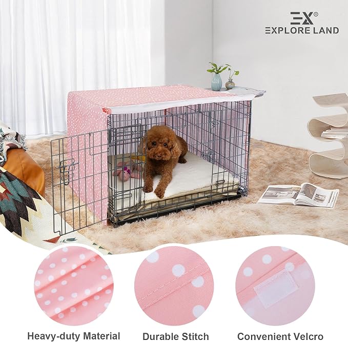 Explore Land Pattern Dog Crate Cover - Image 3