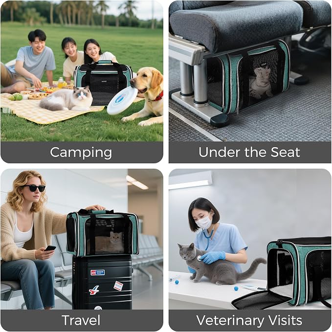 BAGLHER Pet Travel Carrier, Cat Carriers Dog Carrier - Image 7