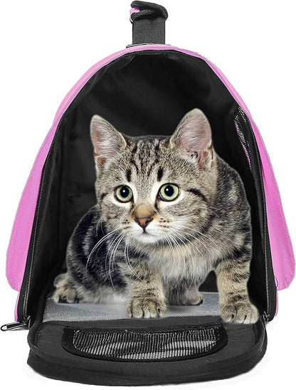 Pawer 18” x 11”x 11” Soft-Sided Foldable Airline Approved Pet Carrier - Image 5