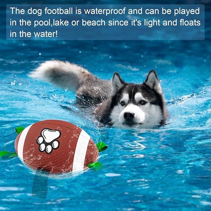QDAN Dog Toys Football, Interactive Dog Toys - Image 4