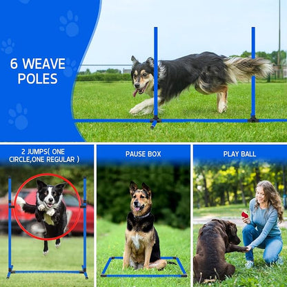 Dog Agility Equipment, Dog Agility Course Backyard Set Obstacle Course Backyard - Image 7