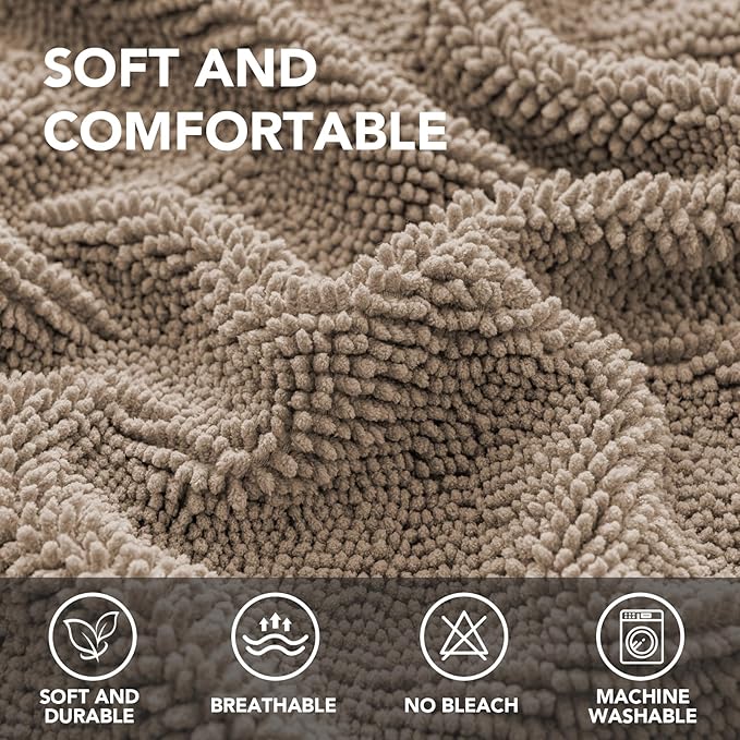 H.VERSAILTEX Non Slip Pet Couch Cover Chenille Dog Bed Protector Thick Soft - Image 2