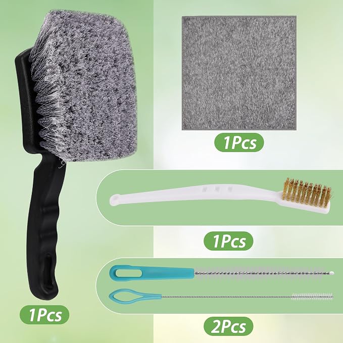 5Pcs Bird Bath Brush Kit, Larbeti 1P Hard Silk Bristle Bird Bath Cleaner Brush - Image 6