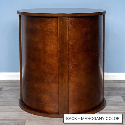 The Refined Feline Purrrrfect End Table Cat Bed Cave in Black Espresso - Image 4
