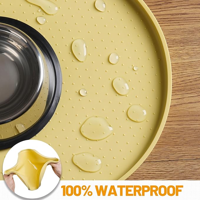 Hubulk 100% Waterproof Silicone Pet Feeding Mat - Image 4