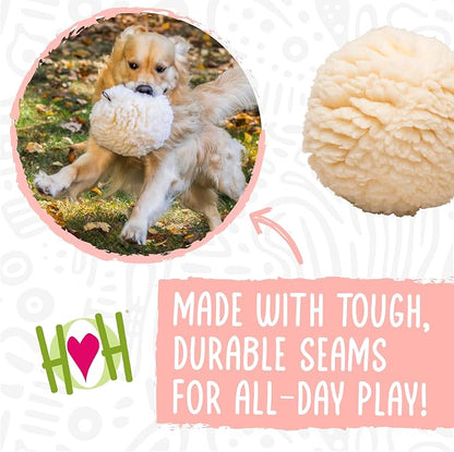 HuggleHounds Plush Ball Dog Toy - Image 5