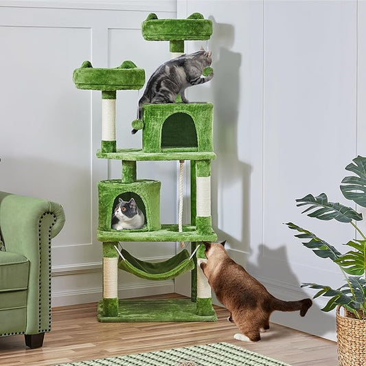 Topeakmart 62.2 inches Cat Tree - Image 2