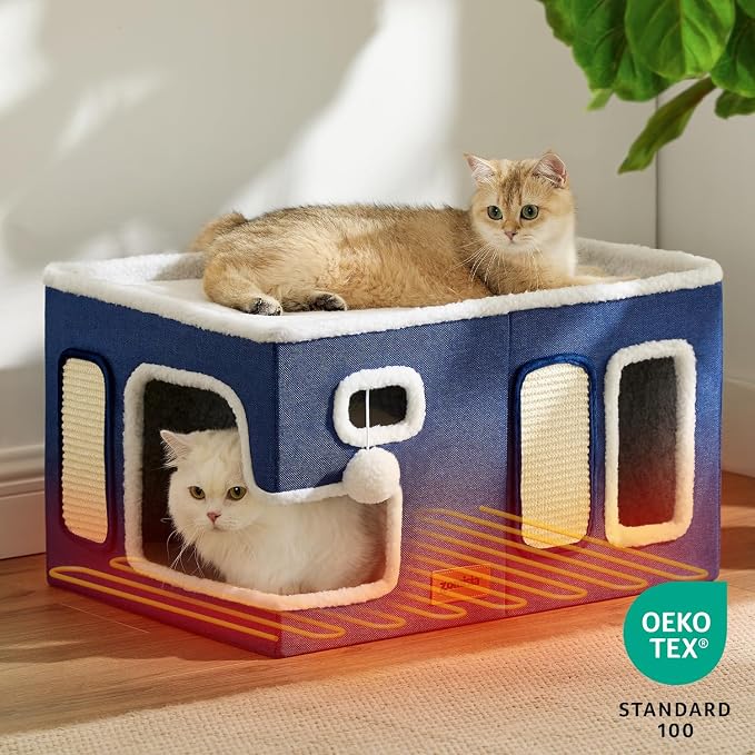 Heated Cat House for Indoor Cats - Image 8