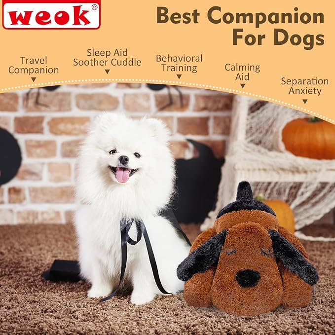 Heartbeat Puppy for Dogs, Helps for Anxiety Relief and Calming, Stuffed Animal - Image 5