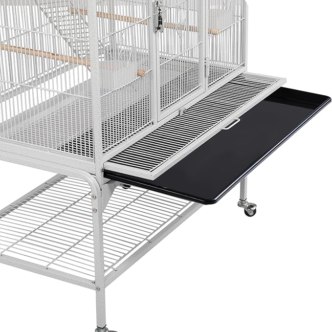 Yaheetech 69'' Extra Large Bird Cage Metal Parrot Cage w/Detachable Stand - Image 6