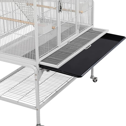 Yaheetech 69-Inch Extra Large Wrought Animal Cage Metal 3 Levels Small Animal - Image 6