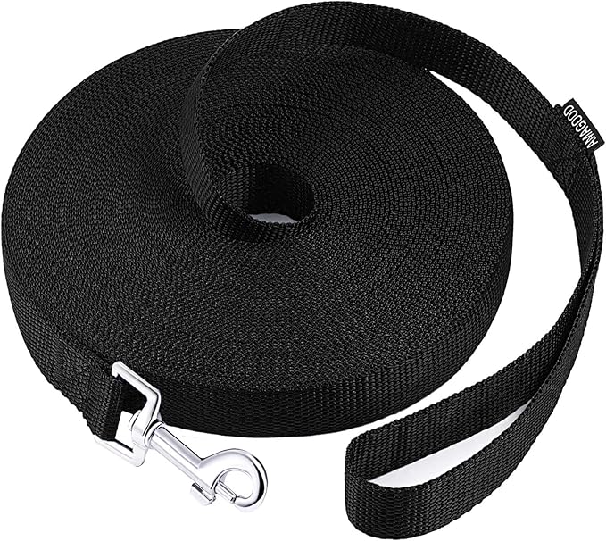 AmaGood Dog/Puppy Obedience Recall Training Agility Lead-15 ft 20 ft 30 ft 50 by DOGLEASH