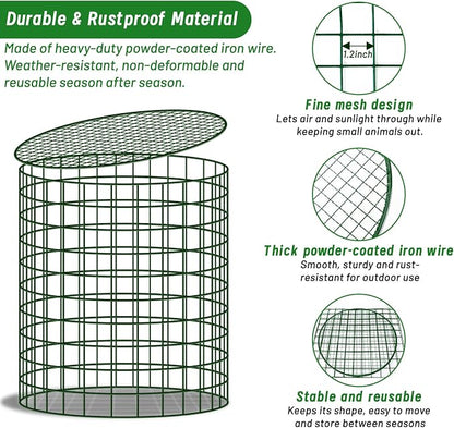 Convivium Plant Protectors from Animals 6 Packs, 13 x 12 in Metal Chicken Wire - Image 6