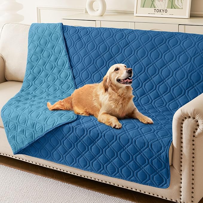 hyha Waterproof Dog Bed Blanket, Soft Pet Blankets, Waterproof Couch Cover by hyha