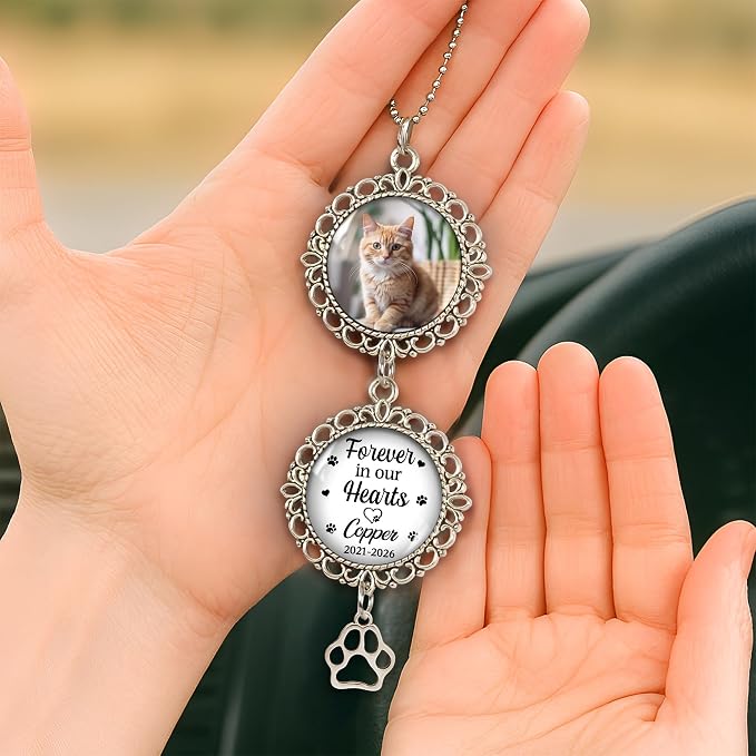 Hyturtle Personalized Pet Memorial Car Hanging Ornament - Image 6