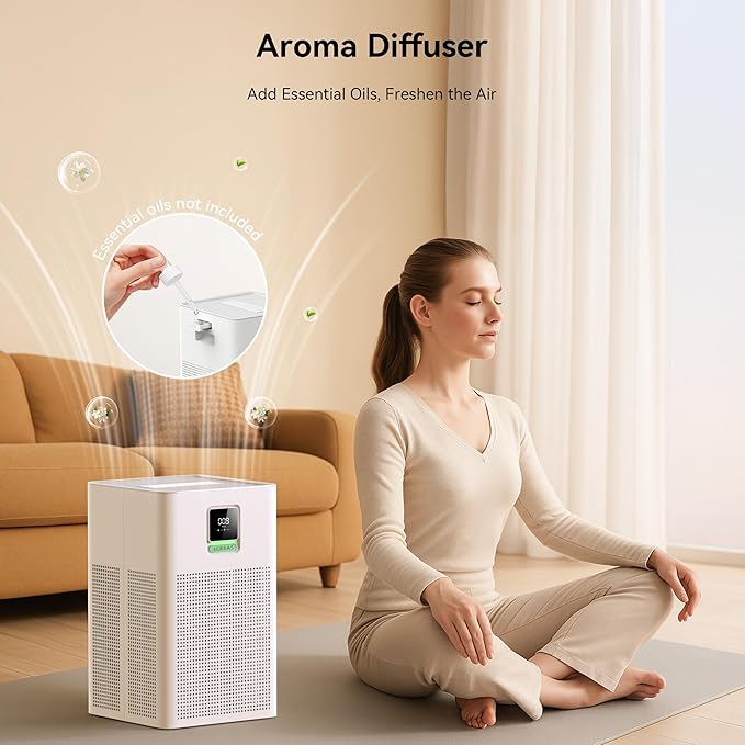 Air purifier for Home Bedroom Up to 1937ft², HEPA 13 Air Filter - Image 5