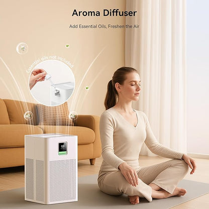 Air purifier for Home Bedroom Up to 1937ft², HEPA 13 Air Filter - Image 5