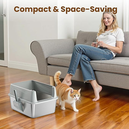 Stainless Steel Sifting Litter Box - Image 4